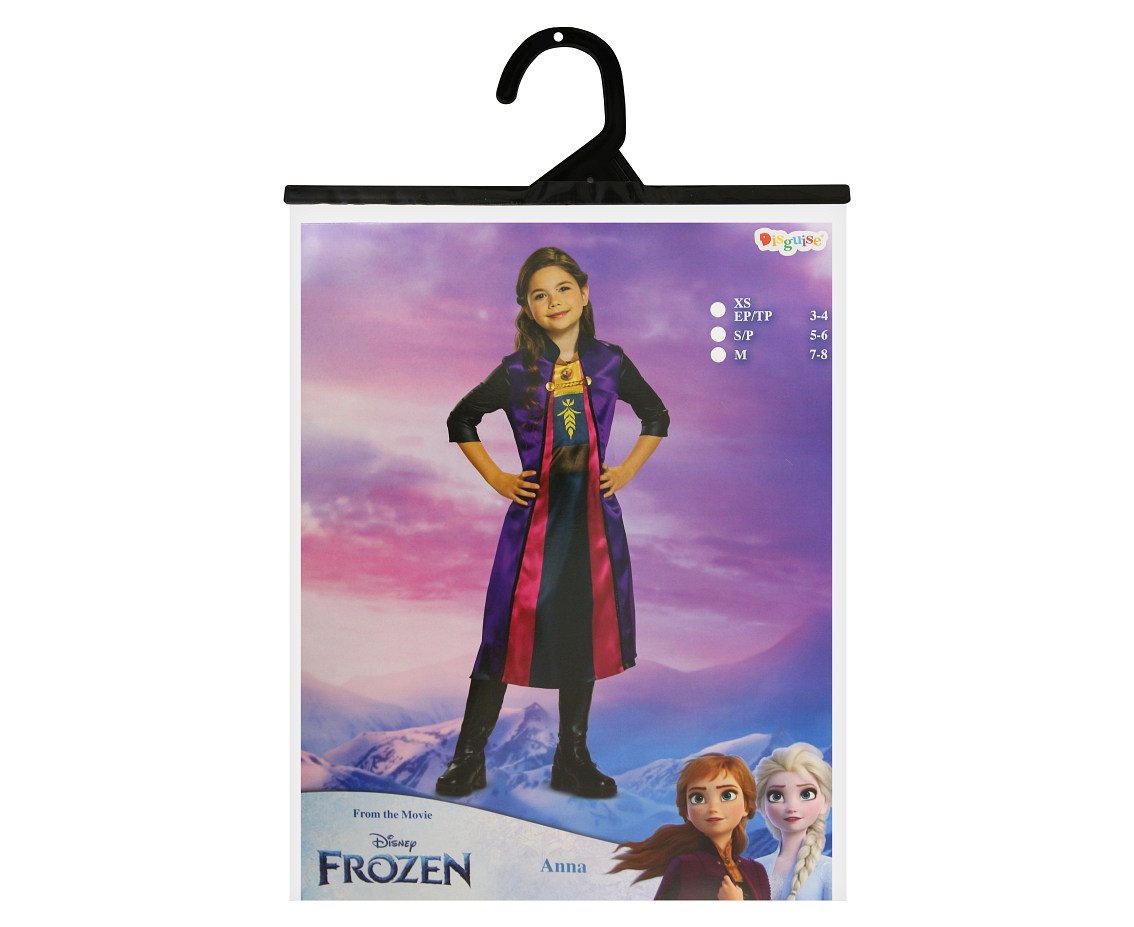 Strój Anna Basic - Frozen 2 (licencja), rozm. S (5-6 lat)